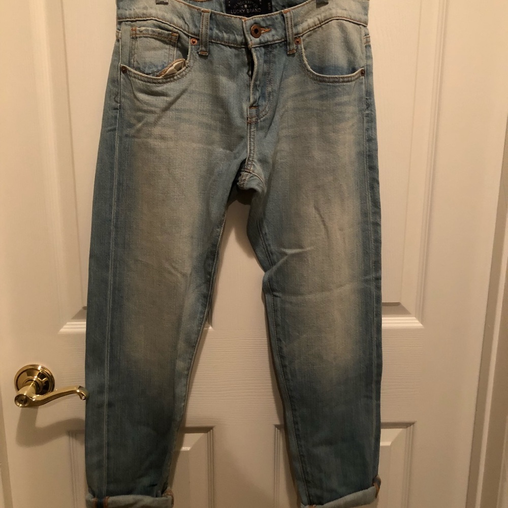 Lucky brand boyfriend jeans size 25